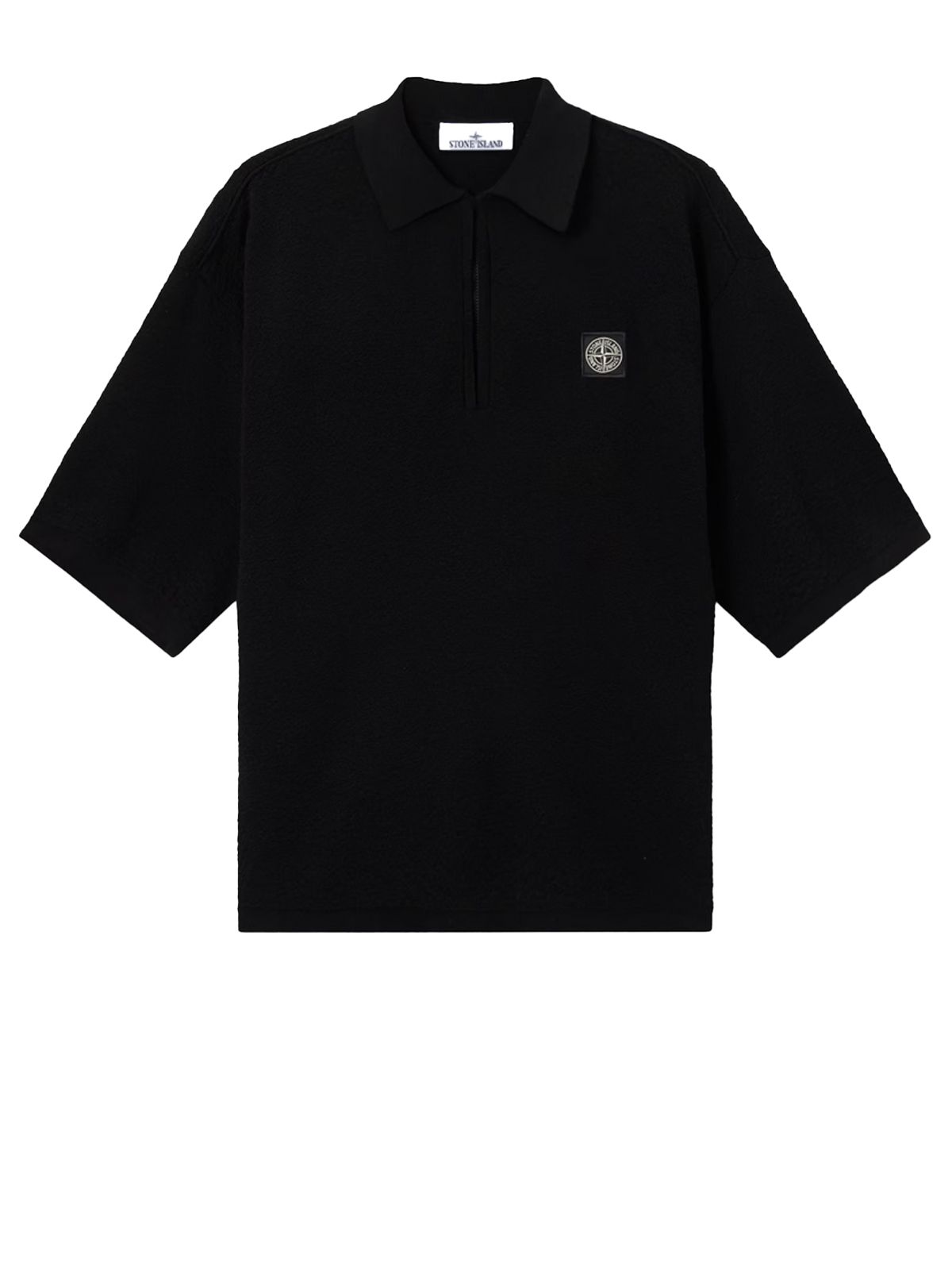 men's black Stone Island polo | Quaranta Boutique Stone island